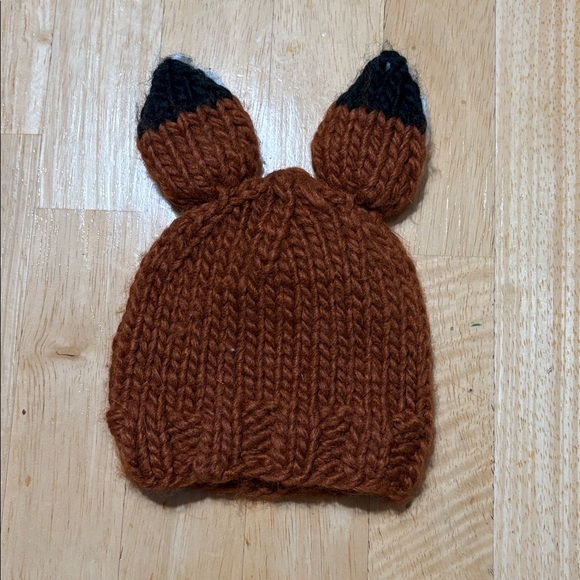 Baby Knit Hat with Animal Ears - Picture 2 of 3